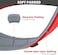 Joytale Reflective Dog Collar, Ultra Comfy Soft Neoprene Padded, Adjustable Heavy Duty Nylon Pet Collars with Metal Belt Buckle for Extra Large Dogs, Red