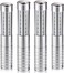 Civaner 4 Pieces LED Strobe Baton Light Led Bottle Service Light Bright Rechargeable LED Light Champagne Bottle Handheld Light Topper for Nightclub Wedding Party Concert Event Outdoor (Silver