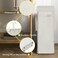 Chrislley 60L Slim Laundry Hamper with Lid Narrow Laundry Basket with Handle Upgrade Foldable Dirty Clothes Hamper Portable Skinny Hamper Organizer Storage Bins (25.6 inches,beige