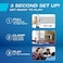 PRO SPIN PRO-SPIN Portable Table Tennis Rackets SetQuality Kit with Ping Pong Net for Any Table, High Performance Table Tennis Rackets, 3-Star Balls