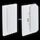 YeeBeny Magnetic Switch and Outlet Cover Light Switch Guards for Flat Modern Switches Toggle Switches, for Sabbath, Home and Office (2 Pack
