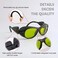 JILERWEAR 180-420740-1100nm Laser Safety Glassess 808nm Laser Engraving Protective Goggles,980nm, 1064nm Industrial Laser Protective Glasses,Professional OD6YAG,Semi-Conductor, Fiber Laser Safety Glas