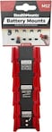 StealthMounts Battery Holder Compatible with Milwaukee M12 (6 Pack- RedStealthMounts Battery MountsMade in the UK