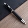 erofa Majohn A1 Press Fountain Pen with Box, Retractable Extra Fine Nib Metal Vivid Black Ink Pen with Converter for Writing (No Clip Version