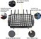 BESTAOO Pet Net Vehicle Safety Mesh Dog Barrier for Jeep Wrangler JK JL 2 Door 4-Door 2007-2024,Rear Seat Isolation Net,Easy to Install,Updated Version