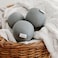 Full Circle Loads of Fun Anti-Static Dryer, Set of 3 &ndash; Quiet, Scent-Free and Hypoallergenic Reusable Fabric Softener Laundry Balls &ndash; Non Toxic and Vegan, Gray 3 Count