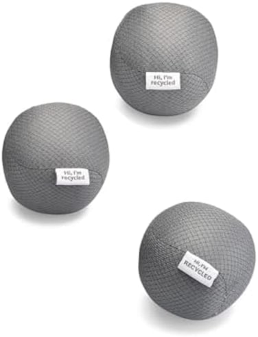 Full Circle Loads of Fun Anti-Static Dryer, Set of 3 &ndash; Quiet, Scent-Free and Hypoallergenic Reusable Fabric Softener Laundry Balls &ndash; Non Toxic and Vegan, Gray 3 Count