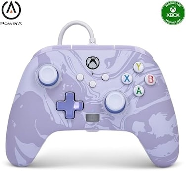 PowerA Enhanced Wired Controller for Xbox Series XS - Lavender Swirl