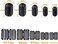 HUAREW 5 Values 28 Pcs Black Clip-on Ferrite Ring Core RFI EMI Noise Suppressor Cable Clip for 3.5mm 5mm 7mm 9mm 13mm Diameter Cable