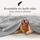 fuguitex Waterproof Dog Blanket Bed Cover Dog Crystal Velvet Moroccan Fuzzy Cozy Plush Pet Blanket Throw Blanket for Couch Sofa(30 * 70 inch, Light GreyGrey