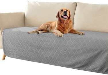 fuguitex Waterproof Dog Blanket Bed Cover Dog Crystal Velvet Moroccan Fuzzy Cozy Plush Pet Blanket Throw Blanket for Couch Sofa(30 * 70 inch, Light GreyGrey