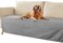 fuguitex Waterproof Dog Blanket Bed Cover Dog Crystal Velvet Moroccan Fuzzy Cozy Plush Pet Blanket Throw Blanket for Couch Sofa(30 * 70 inch, Light GreyGrey