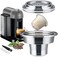 Sesama Reusable Coffee Pods Adapter Stainless Steel Converter Holder Compatible with Nespresso Vertuo ENV135 GCA1 Machine Brewing Espresso Original line Coffee Flavor, Sliver