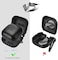 AIRSPO Compatible with Powerbeats Pro Wireless Earbuds Case TPU Military Shell Full Body Protective Cover Skin for Powerbeats Pro (Black