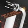 iMomwee 2 Pack 16 Inch Oil Rubbed White Shower Grab Bars w/Anti-Slip knurled Grip, Stainless Steel Wall Mount Bathroom Safety Balance Handrail, Handicap Elderly Senior Assist Textured Grab Bar Handle