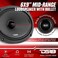 DS18 PRO-ZXI694BM 6 X 9 Inches Pro Audio Mid-Range Loudspeaker with Bullet and Grill 600 Watts 4-Ohm (1 Speaker