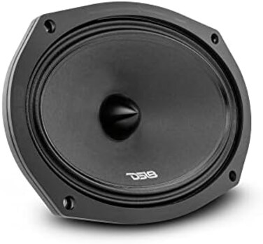 DS18 PRO-ZXI694BM 6 X 9 Inches Pro Audio Mid-Range Loudspeaker with Bullet and Grill 600 Watts 4-Ohm (1 Speaker