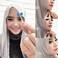 Honbay 12PCS Cute Hijab Pins Crystal Rhinestone Ball Pearl Brooch Pins Headscarf Shawl Scarf Muslim Hijab Scarf Clips Safety Pins Buttons Wedding Dress Decorative Boutonniere