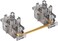 ZugGear DUROCK Smokey Plate Mount Stabilizer with Gold-Plated Wires Compatible with Cherry MX Plate Stabilizers (DUROCK Smokey Plate Stabs 100% Kit