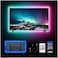 dalattin 12.5ft Led Lights for TV, 40-55 Inch USB RGB LED Strip Lights, TV Backlight with Remote Built-in MIC Music Sync, Bluetooth APP Control Led Lights for Gaming Bedroom, HDTV Mood Lighting