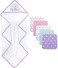 Baby Essentials Hooded Towel and Washcloth Set for Infants, Boys and Girls 6-12 Months (Mommy's Mermaid