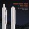WRITECH Gel Pens Fine Point: 0.5mm No SmearSmudge Black Ink Pen Click for Journaling Sketching Drawing Notetaking Retractable Extra Finepoint Smooth Writing Silent Pen Set Non Bleed 8ct Up-Gel