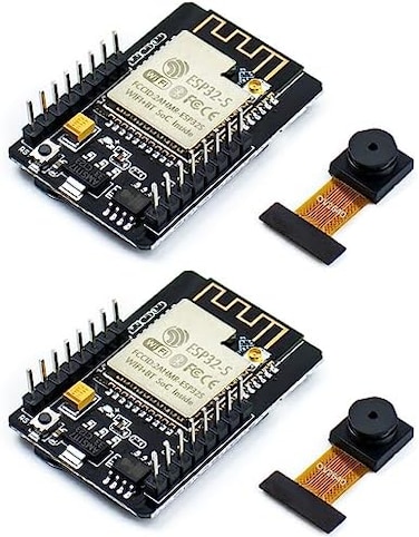 Hosyond 2Pcs ESP32-CAM Wireless WiFiBluetooth Development Board with Camera Module OV2640 Compatible with Arduino