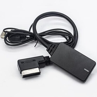 Yoper Bluetooth 5.0 Adapter Compatible with Audi A3 A4 A5 A6 A7 S3 S4 Q3 Q5 Q7 Volkswagen VW 2G 3G 3GAMI MMI Port Cable Music Play Connector Works with Apple iPhone iPod Android