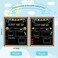 Aigybobo FirstLast Day of School Chalk Board,10 x 12&lsquo;&rsquo; Double Sided Back to School Sign, Reusable Wooden 1st Day School Chalkboard of Preschool/Kindergarten/First Grade Photo Props for Kids (Bunting S