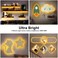 Tatazone 2000K Yellow Color COB Led Strip Lights with RF Remote, 16.4ft Dimmable Bright Dotless Orange Led Light Strip, Adhesive Indoor Gold Yellow Led Lights for Window, Living Room