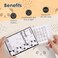 AUSLKA Panda Pimple Patches- 120 Patches, Hydrocolloid Spot Dots - Blemishes Patch - Facial Skin Care, For Zits, Blemishes,Breakouts