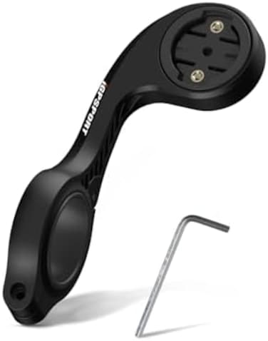 حامل كمبيوتر الدراجة iGPSPORT، حامل أمامي ممتد للدراجة متوافق مع أجهزة كمبيوتر الدراجات Garmin وWahoo وCycplus وCooSpo وXOSS