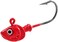 Dr.Fish 10 Pack Swimbait Jig Heads, Saltwater Fishing Jig Heads Flat Jigs 3D Eyes High Carbon Steel Hooks Saltwater Surf Fishing Lures Flounder Striper Halibut Pompano Bass