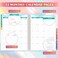 Journaltastic Teacher Planner 2024-2025 - 2024-2025 WeeklyMonthly Lesson Plan Book, July 2024 - June 2025, 8" x 10", Academic Planner 2024-2025 with Twin-Wire Binding for Teachers - Watercolor