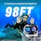 icefox Action Camera 4K Underwater Camera External Microphone Waterproof 40M Ultra HD 20MP Camera 170&deg; Ultra Wide Angle WiFi Camcorder Stabilisation with Dual 1350 mAh Battery