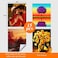 Mity rain Sublimation Blanks Canvas Pads for 8x10 Picture Frame, 15pcs Double-Sided Sublimation Blanks for DIY Photos, Decorative Canvas Pads