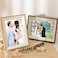 Mity rain Sublimation Blanks Canvas Pads for 8x10 Picture Frame, 15pcs Double-Sided Sublimation Blanks for DIY Photos, Decorative Canvas Pads