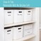 Hebayy 242 pcs Laundry Room, Linen ClosetOffice Labels, 220 Pre-printed Waterproof OilTear Resistant Removable Stickers, 22 Blank Ones, No Residue for Home Office Craft Room Organization (Black on Cle