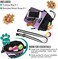 PetAmi Dog Treat PouchDog Training Pouch Bag with Waist Shoulder Strap, Poop Bag DispenserTreat Training Bag for Treats, Kibbles, Pet Toys3 Ways to Wear (Purple