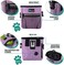 PetAmi Dog Treat PouchDog Training Pouch Bag with Waist Shoulder Strap, Poop Bag DispenserTreat Training Bag for Treats, Kibbles, Pet Toys3 Ways to Wear (Purple