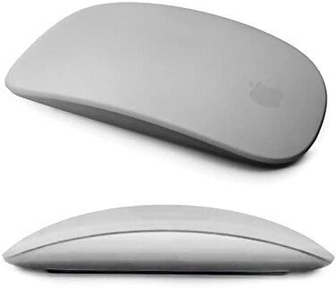 IRAINSUN Mouse Silicone Case, for Apple Magic Mouse 12, Drop Proof, Dust Proof, Ultra Thin Cover (Black