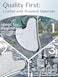 Rena Chris Gua Sha Facial Tools, Stainless Steel Guasha Tool for Acupuncture, Manual Massage Sticks for Jawline Sculpting and Puffiness Reducing, Gua Sha Scraping Massage Tool, Skin-Care Gift(Silver