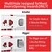 Rerishom Portable Door Lock 2Pack Extra Lock for Additional Privacy and Safety in Home,Hotel and Apartment,Prevent Unauthorized Entry,Protect Family Security in Traveling,Home,Bedroom,Hotel,Apartment,