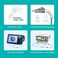 H!Fiber OM3 LC to LC Fiber Patch Cable, 10GB Multimode SFP Fiber Jumper, Duplex LC-LC 50/125um, MMF, LSZH, 2Meter(6.6ft,4 Pack, Cable for SFP Transceiver, Router, Fiber Networks and More
