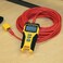 طقم اختبار كابلات RJ45 من كلاين تولز 80072 مع جهاز LAN Scout Jr. 2، وأداة تجعيد/تجريد/قطع الكابلات المحورية، ومقبس بيانات معياري للتمرير.