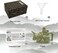 LURRIER Assassins Teapot, Handmade Chinese Ceramic Tea Kettle, One Pot Three Drinks,Two Chambers Teapot, Drink Dispenser, Magic Trick Teapot with Gift Box, 16 oz(Green