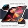 جراب Encased Falcon-Armor لجهاز iPad Pro مقاس 11 بوصة، غطاء فائق الحماية مع فتحة لشحن قلم iPad، أسود (iPad Pro 11 / 2020، 2021 / الجيل الثاني والثالث)
