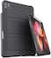 جراب Encased Falcon-Armor لجهاز iPad Pro مقاس 11 بوصة، غطاء فائق الحماية مع فتحة لشحن قلم iPad، أسود (iPad Pro 11 / 2020، 2021 / الجيل الثاني والثالث)