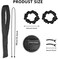 SWIMEE Heatless Hair Curler Headband For Long Hair Soft curlers Sleep Overnight Creates heatless curls and waves No Heat Curlers Rod for Women Girls Black