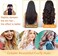 SWIMEE Heatless Hair Curler Headband For Long Hair Soft curlers Sleep Overnight Creates heatless curls and waves No Heat Curlers Rod for Women Girls Black